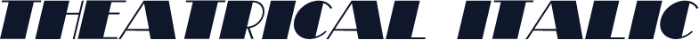 Theatrical Italic