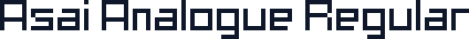 Asai Analogue Regular