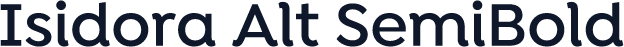 Isidora Alt SemiBold