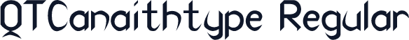 QTCanaithtype Regular