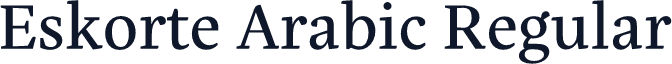 Eskorte Arabic Regular