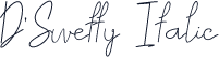 D'Swetty Italic