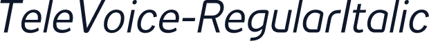 TeleVoice-RegularItalic