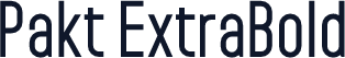 Pakt ExtraBold
