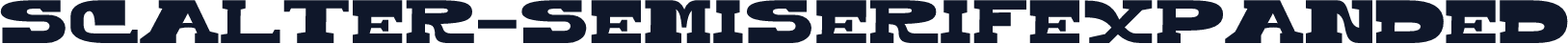 Scalter-SemiSerifExpanded