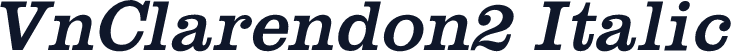 VnClarendon2 Italic