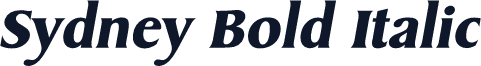 Sydney Bold Italic