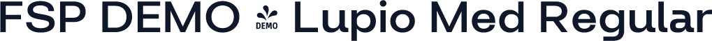 FSP DEMO - Lupio Med Regular