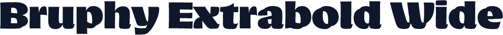 Bruphy Extrabold Wide