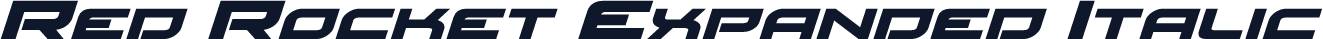 Red Rocket Expanded Italic