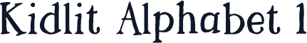 Kidlit Alphabet 1