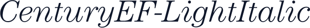 CenturyEF-LightItalic