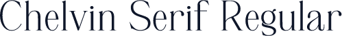 Chelvin Serif Regular
