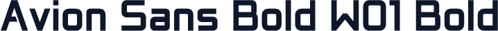 Avion Sans Bold W01 Bold