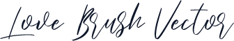 Love Brush Vector