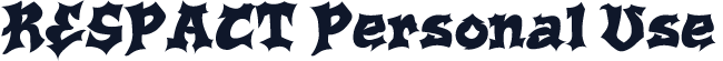 RESPACT Personal Use