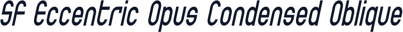 SF Eccentric Opus Condensed Oblique