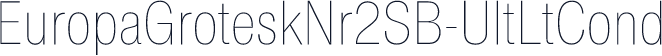 EuropaGroteskNr2SB-UltLtCond
