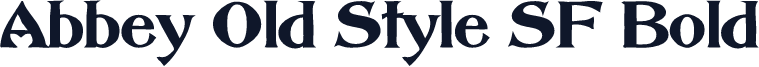 Abbey Old Style SF Bold