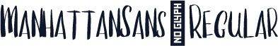 ManhattanSans-Regular