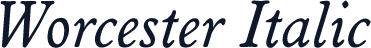 Worcester Italic
