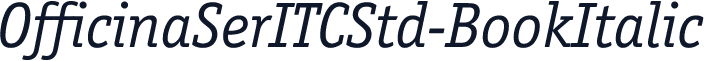 OfficinaSerITCStd-BookItalic