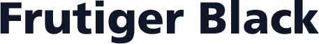 Frutiger Black