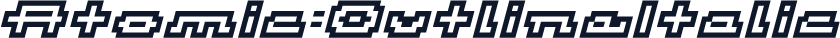 Atomic-OutlineItalic