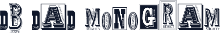 DB Dad Monogram