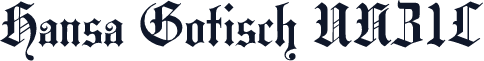 Hansa Gotisch UNZ1L