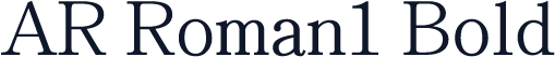 AR Roman1 Bold