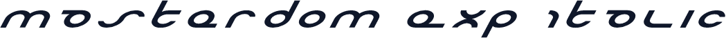 Masterdom Exp Italic