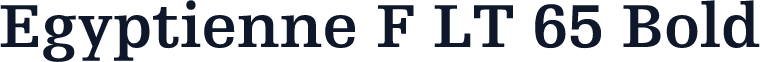Egyptienne F LT 65 Bold