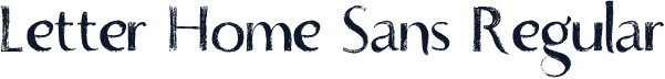 Letter Home Sans Regular