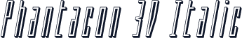 Phantacon 3D Italic