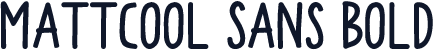 Mattcool Sans Bold