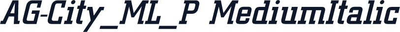 AG-City_ML_P MediumItalic