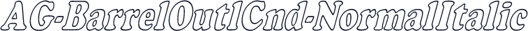 AG-BarrelOutlCnd-NormalItalic
