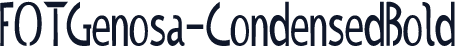 FOTGenosa-CondensedBold