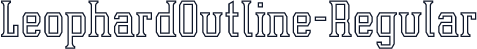 LeophardOutline-Regular