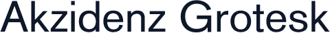 Akzidenz Grotesk