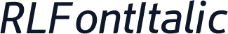 RLFontItalic