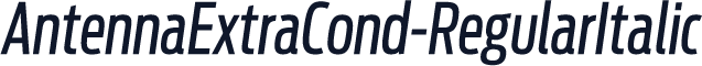 AntennaExtraCond-RegularItalic
