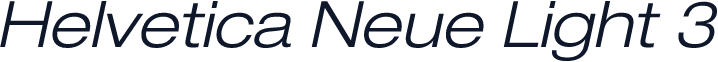 Helvetica Neue Light 3