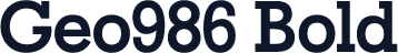 Geo986 Bold