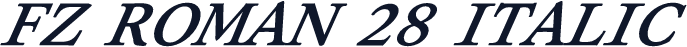 FZ ROMAN 28 ITALIC