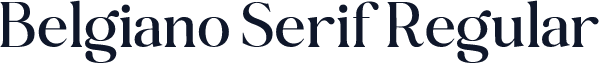 Belgiano Serif Regular