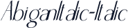 AbiganItalic-Italic