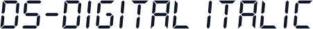 DS-Digital Italic
