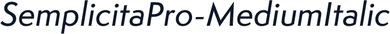 SemplicitaPro-MediumItalic